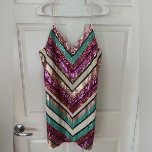 Express Sequin Mini Dress